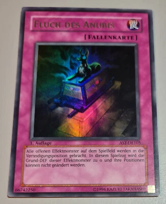 Fluch des Anubis # AST-DE105 Ultra Rare Karte B Ancient Sanctuary 2004 DE Mint - Bild 1 von 4