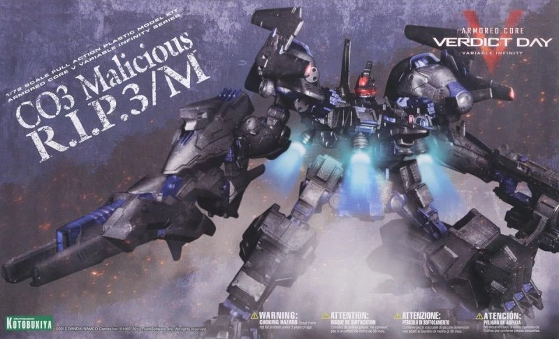 Kotobukiya VI080 1/72 Model Kit Armored Core V CO3 Malicious R.I.P.3/M - Image 1 of 1