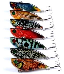 7PCS Saltwater Fishing Lures 13.5g 5.8cm Minnow Sinking Hard Crankbait Trolling - Picture 1 of 11