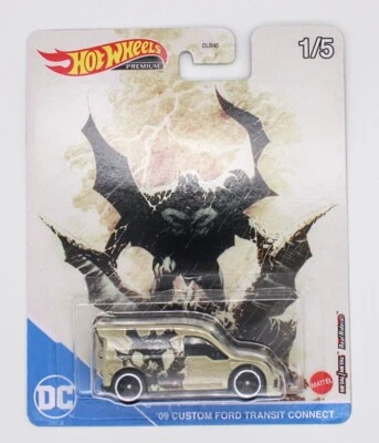 Hot Wheels Premium DC Batman '09 Custom Ford Transit Connect *Buy 2, Get 1 Free* - Image 1 of 2