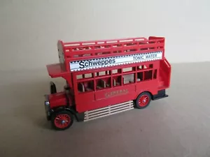 863k Matchbox Y23 AEC S Type Bus Schweppes Double Decker - Picture 1 of 7