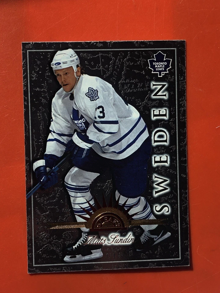 1997-98 Leaf International Stars Mats Sundin #142 HOF - Image 1 of 2