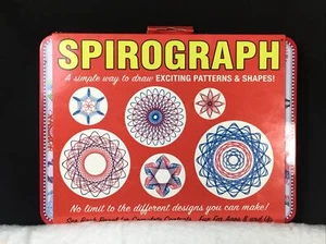 Hasbro Spirograph Classic Edition Portable Collector’s Tin Art Set with Storage - Picture 1 of 12