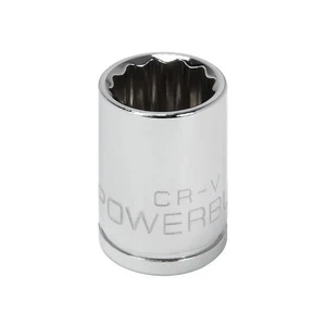 Powerbuilt 3/8 Inch Drive x 14 MM 12 Point Shallow Socket - 641019 - Picture 1 of 5