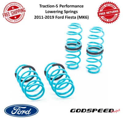 Godspeed Traction-S Performance Lowering Spring Fits 2011-2019 Ford Fiesta (MK6) - Image 1 of 4