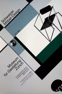 Swiss Furniture Design Expo 1986 Vintage Wall Art Home Decor - POSTER 20x30 - Picture 1 of 4