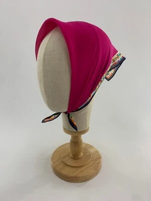 Pañuelo Floral Rosa Ungaro Vintage Bandana Bolsillo Cuadrado Envolvente Pañuelo Foto 1 de 4