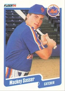 1990 Fleer Baseball Mackey Sasser New York Mets #216 - Picture 1 of 2