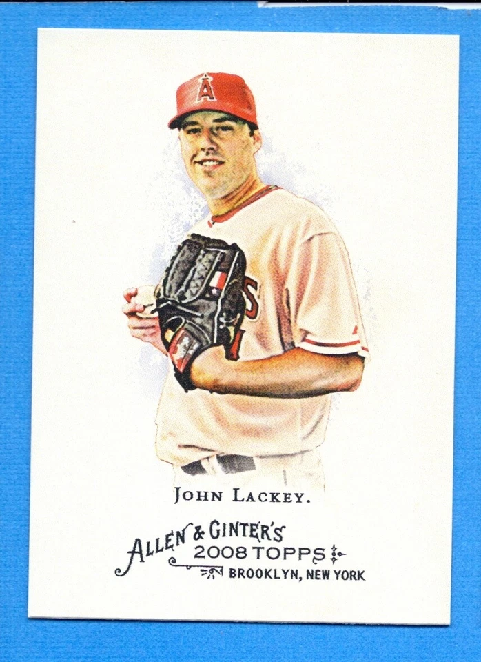2008 Topps Allen & Ginter #125 John Lackey Angels - Image 1 of 1