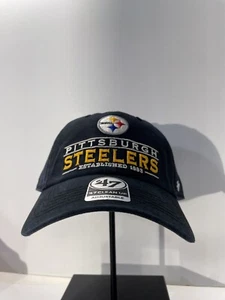 Pittsburgh Steelers NFL Football ‘47 Brand Hat Cap Clean Up Adjustable - Picture 1 of 6