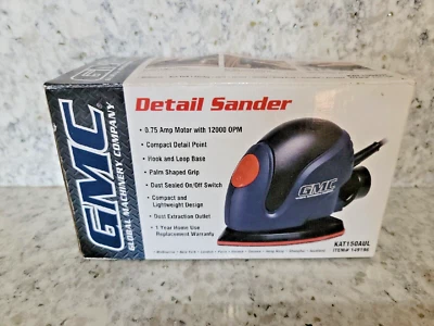 GMC Detail Sander Palm Shaped Grip KAT150AUL Vintage Needs Cleaning - Image 1 of 4