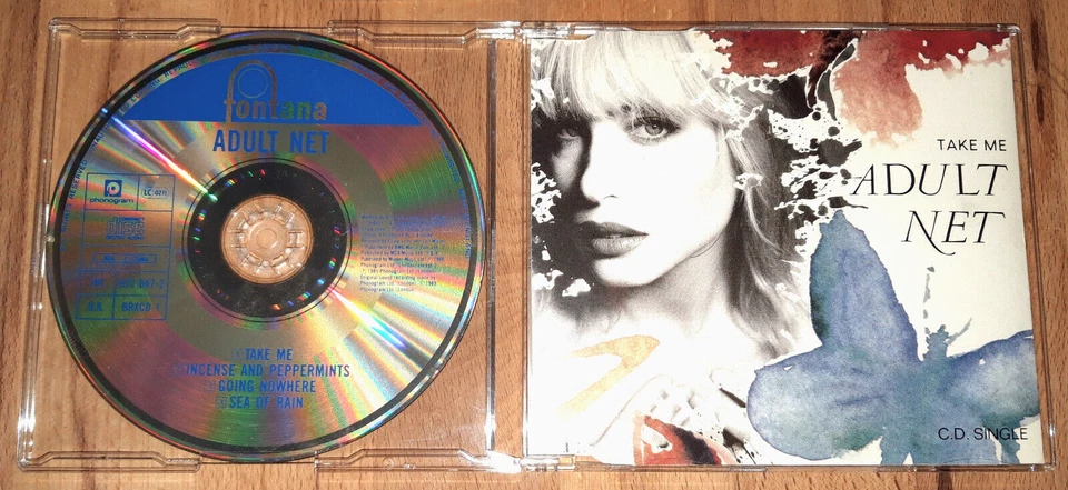 Adult Net - Take me  - Single CD - 1989 - Fontana - 4 Tracks -  Maxi - Sehr gut - Bild 1 von 1