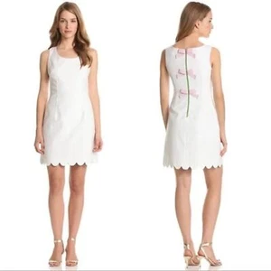 Neu mit Etikett Lily Pulitzer weiß Nina Schleife Rücken Kleid Größe 6 - Bild 1 von 11