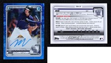 2020 Bowman Draft Chrome Picks Blue Refractor /150 Zac Veen #CDA-ZV Auto