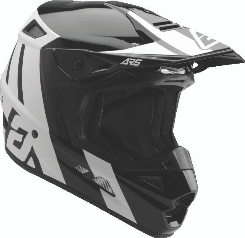 Answer Racing AR5 Crypto Motorcycle Helmet Black/White MX Off-road ATV BMX XL - Image 1 of 1