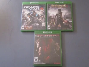 XBOX One Game Lot Dead Rising 3, Metal Gear Phantom Pain, Gear of War 4, #58VG - Picture 1 of 11