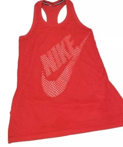 Nike Womens Extra Small Orange Activewear Racerback Tank Top Just Do It - Picture 1 of 7