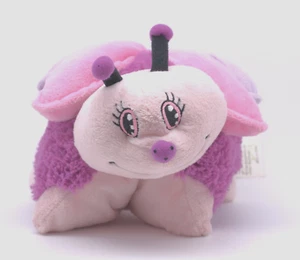 Pillow Pets Pee Wees Butterfly Pink Soft Plush Napping Pillow 12" 2010 VGC - Picture 1 of 9