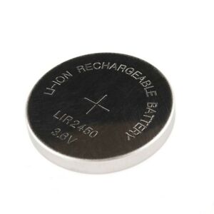 Button Battery Rechargeable LIR2450 3,6V 3.6V LI-ION Corner Lir 2450 CR2450