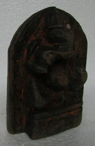 Vintage Old Hand Crafted Stone Hindu God Ganesha Statue, Collectible - Picture 1 of 9