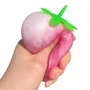 1PC Simulated Squishy Fruit Strawberry Hand Anti-stress Squeeze Ball - Picture 1 of 12