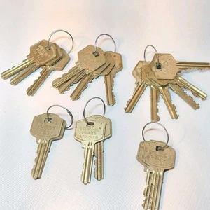 19 Used Cut Kaba Peaks High Security Lock Keys A02 G18 From Locksmith - Picture 1 of 22