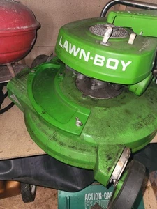 Vintage Rare Model 8229b Lawn-boy Deluxe 2-cycle Mower Usa Mag 21 Self Propelled - Picture 1 of 24