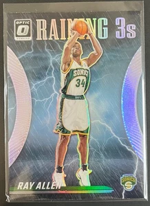 2023-24 Donruss Optic Raining 3s Ray Allen Holo Prizm - Picture 1 of 2