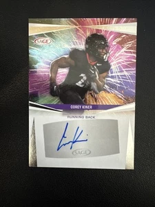 Corey Kiner 2025 SAGE HIGH SERIES Red ROOKIE AUTO #A-CK SAN FRANCISCO 49ERS - Picture 1 of 2
