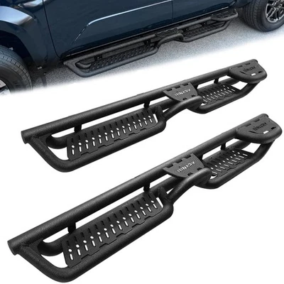 Running Board For 19-25 Ford Ranger Super Crew Cab Nerf Bars  4 Drop  Step Bar Foto 1 de 4
