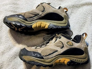 Merrell Baja Ventilator walnuss-khaki Leder Wanderschuhe 10810 Damengröße 7 - Bild 1 von 9
