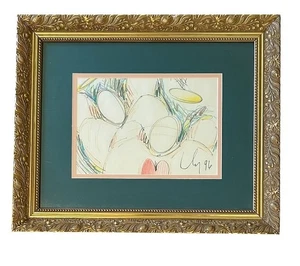 Rare Original Andy Lakey Framed Signed (1996) Angel 2000 Sketch W/Provenance - Picture 1 of 7