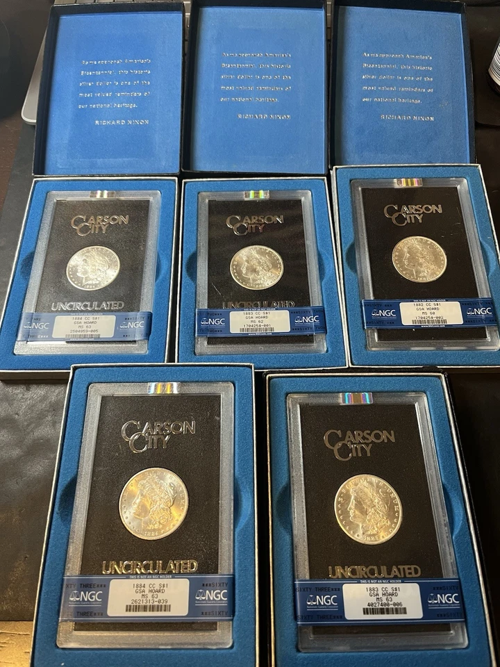 gsa cc morgan silver dollars  - Image 1 of 1