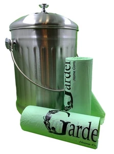 Compostable Trash Bags for Kitchen Compost Bin - Fits 1, 1.2, 1.3, 1.5 Gallon... - Picture 1 of 8