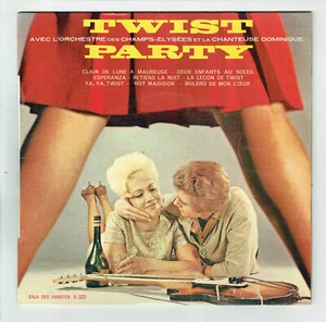 Champs-Elysees Orchestra With Singer Dominique 33 RPM 17Cm Twist Party Pub - Picture 1 of 3