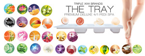 Triple XXX Deluxe Premium 4 in 1 Pedicure Spa THE TRAY -Your Choice!