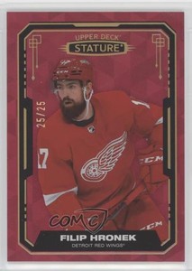 2021-22 Upper Deck Stature Red Design Variant /25 Filip Hronek #47