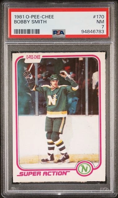 1981 O-PEE-CHEE 170 BOBBY SMITH PSA 7 - Image 1 of 1