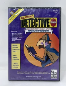 Critical Thinking Reading Detective PC/Mac School Educational Software Grade 3-4 - Picture 1 of 2