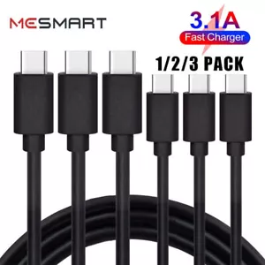 Fast Charging Type C Cable Cord For Samsung Galaxy S10 Note10 S8 S9 Plus S22 S24 - Picture 1 of 23