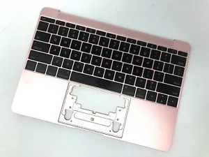 12" MacBook A1534 ROSE GOLD Top case + Keyboard PalmRest 2016, 2017 661-06796 - Picture 1 of 2