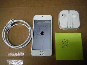 iPhone 5S Unlocked and wiped and working model A1533     see description