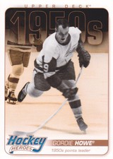 2011-12 Upper Deck Hockey Heroes 1950s #HH9 Gordie Howe