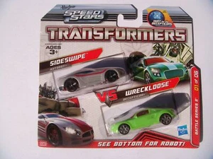 Transformers Speed Stars Sideswipe vs Wreckloose Battle Series 2 01/06 - Picture 1 of 1
