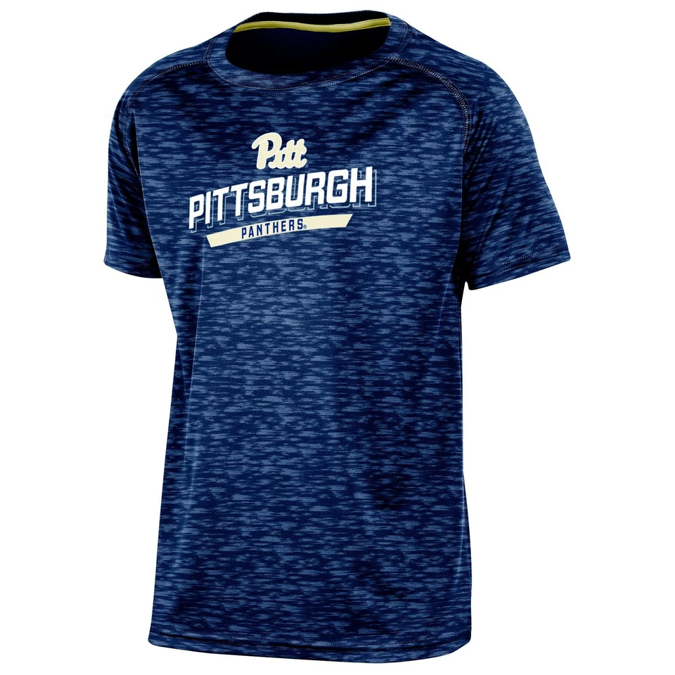 NCAA Pittsburgh Panthers Youth Boys Short sleeve Crew Neck RA Tee, Small, Navy - Image 1 of 1