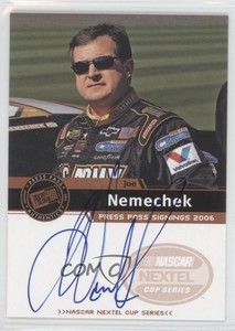 2006 Press Pass Press Pass Signings Bronze Joe Nemechek Auto