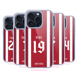 OFFICIAL ARSENAL FC 2021/22 PLAYERS HOME KIT GEL CASE FOR APPLE iPHONE PHONES - Picture 1 of 12