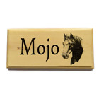Personalised Black Horse Plaque, Stable Door Name Sign Gift Barn House Farm 