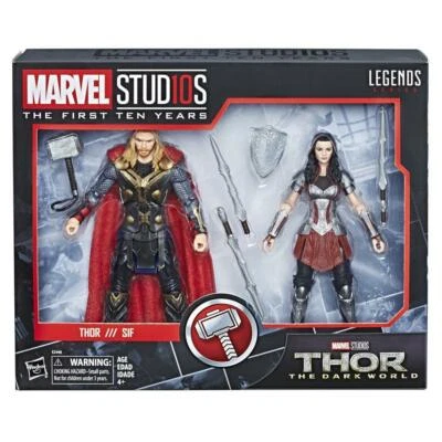 Marvel Studios Legends Series: Thor and Sif Figures NEW Thor the dark world - image 1 of 2
