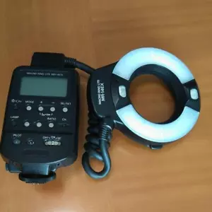 Canon MACRO RING LITE MR-14EX Flash 2 lamp type Tested Working - Picture 1 of 1